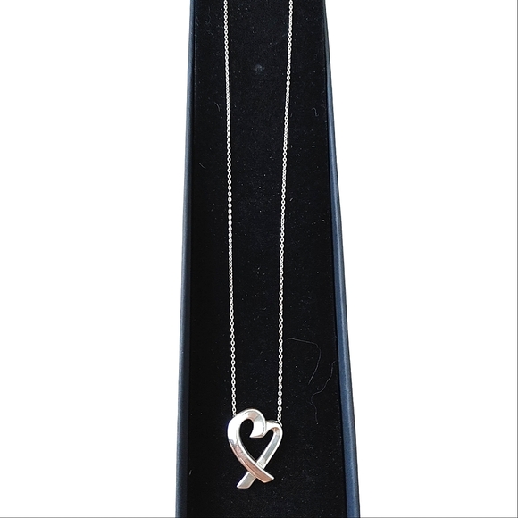 Tiffany & Co. Loving Heart Sterling Necklace - Picture 3 of 12